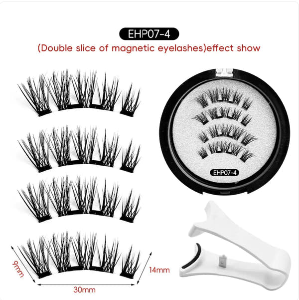 AuraLura™ Reusable Magnetic False Eyelashes