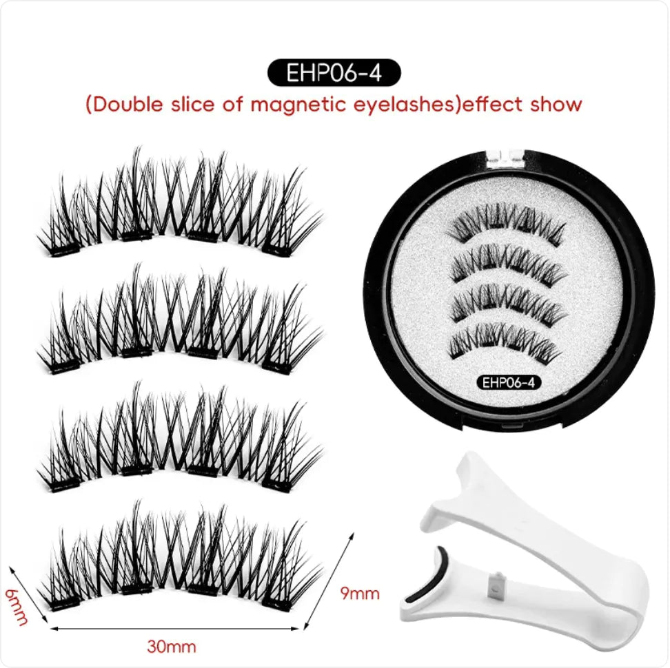 AuraLura™ Reusable Magnetic False Eyelashes