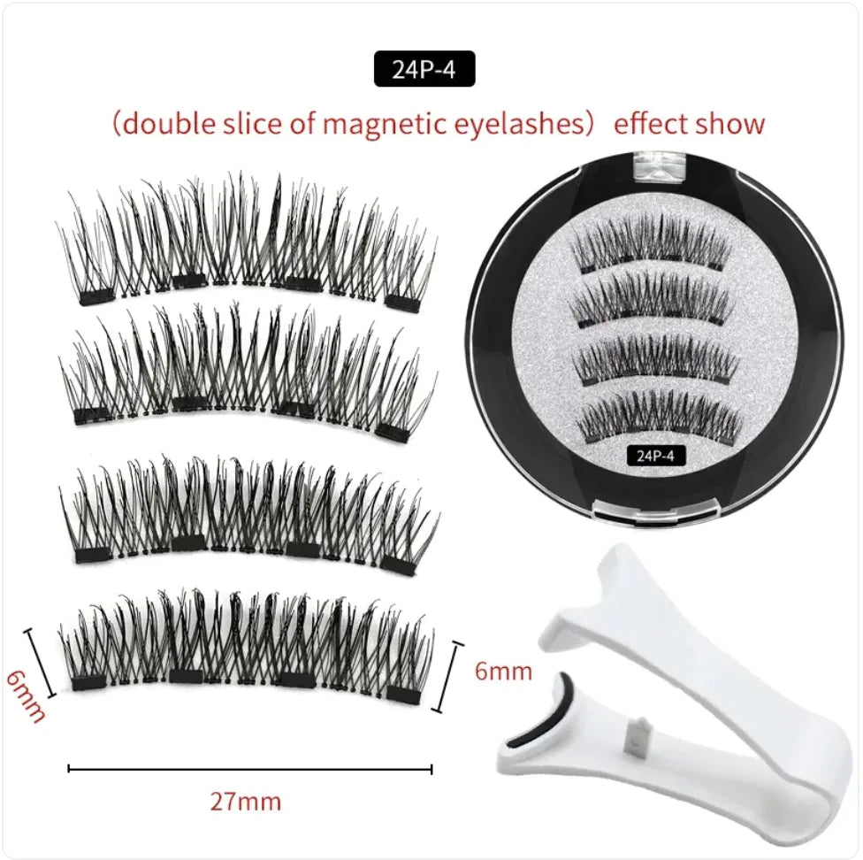 AuraLura™ Reusable Magnetic False Eyelashes