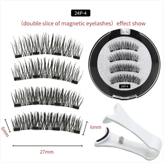AuraLura™ Reusable Magnetic False Eyelashes