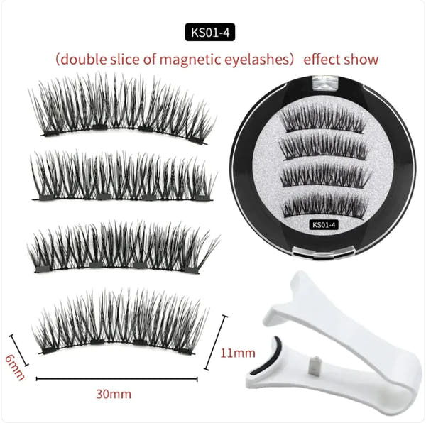 AuraLura™ Reusable Magnetic False Eyelashes