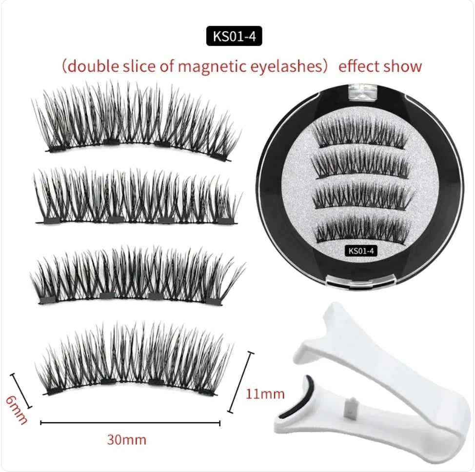 AuraLura™ Reusable Magnetic False Eyelashes