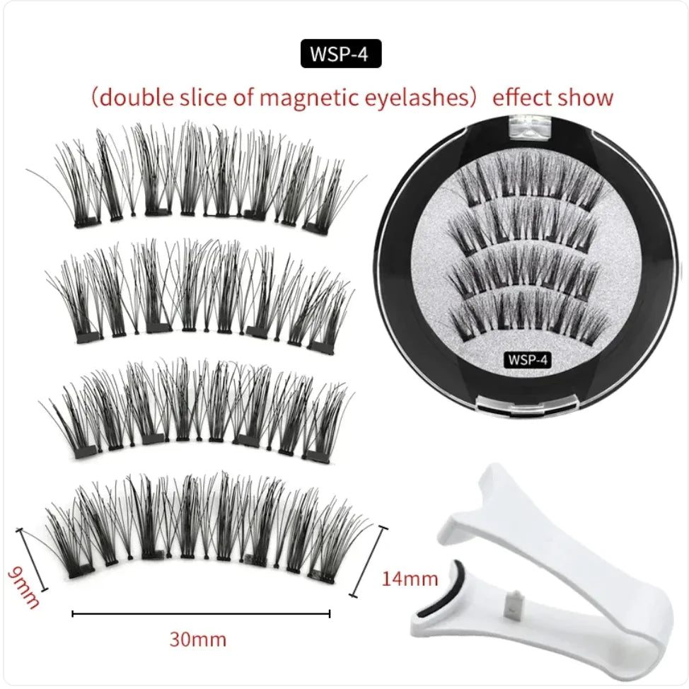 AuraLura™ Reusable Magnetic False Eyelashes