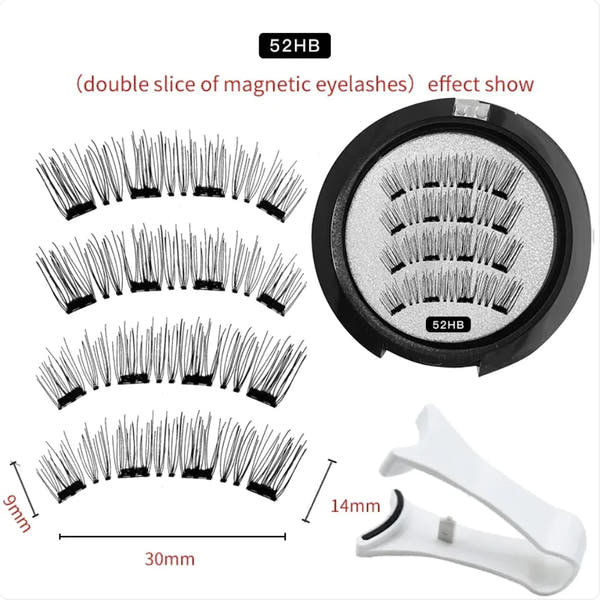 AuraLura™ Reusable Magnetic False Eyelashes
