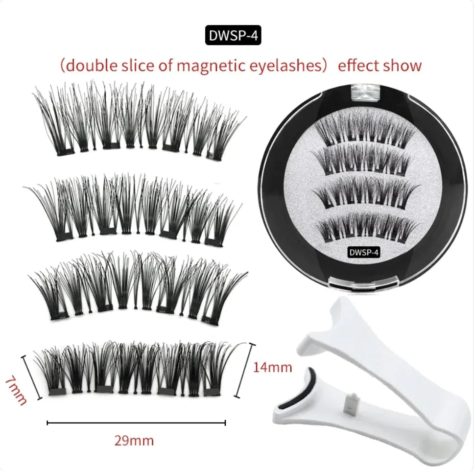 AuraLura™ Reusable Magnetic False Eyelashes