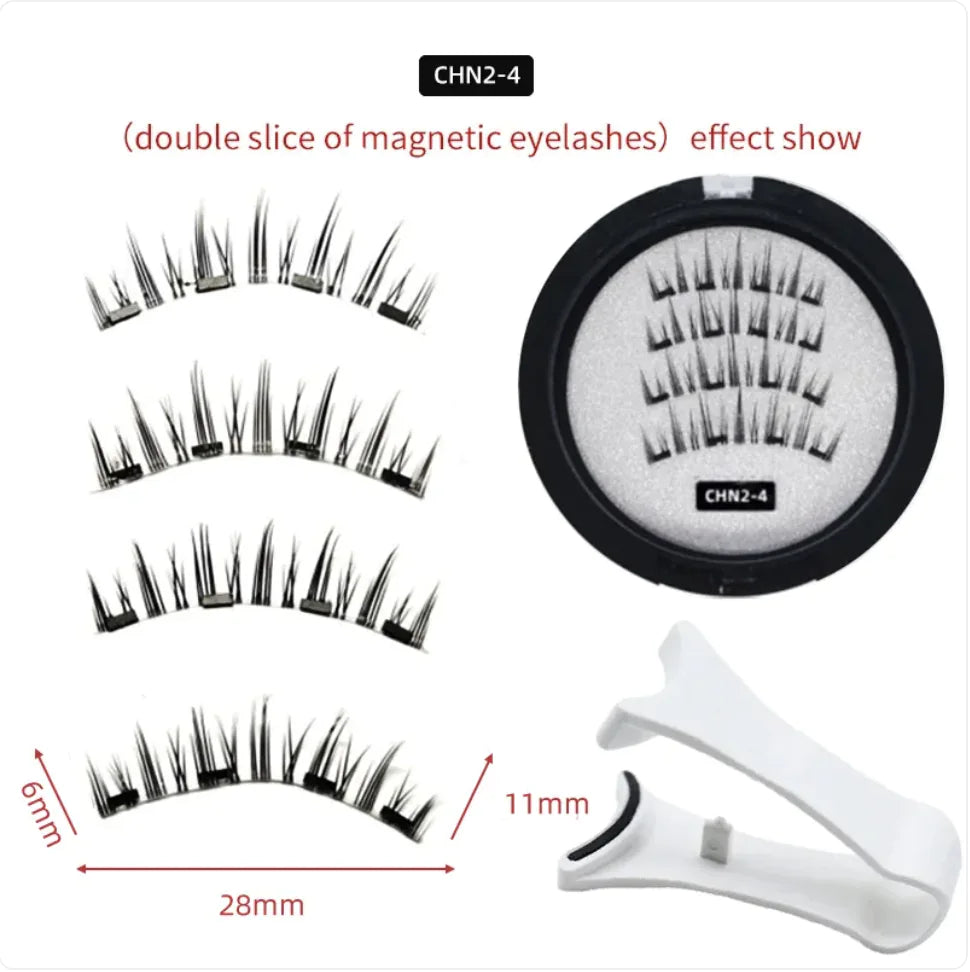 AuraLura™ Reusable Magnetic False Eyelashes