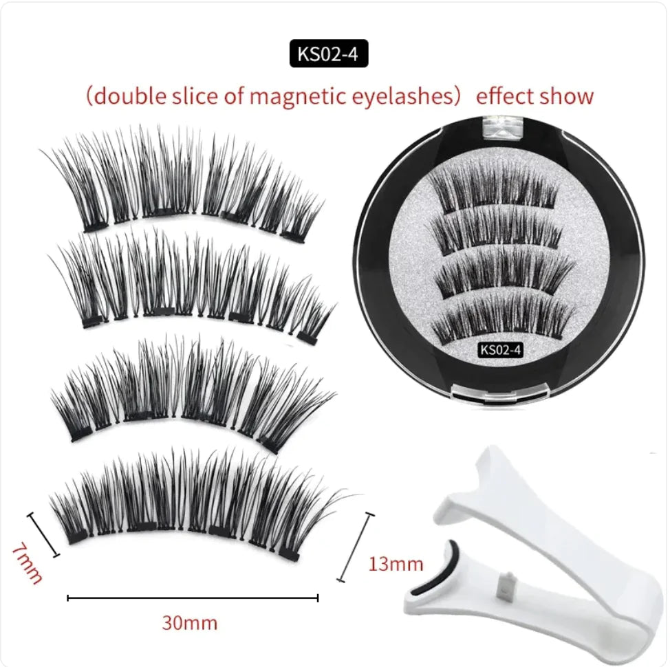 AuraLura™ Reusable Magnetic False Eyelashes