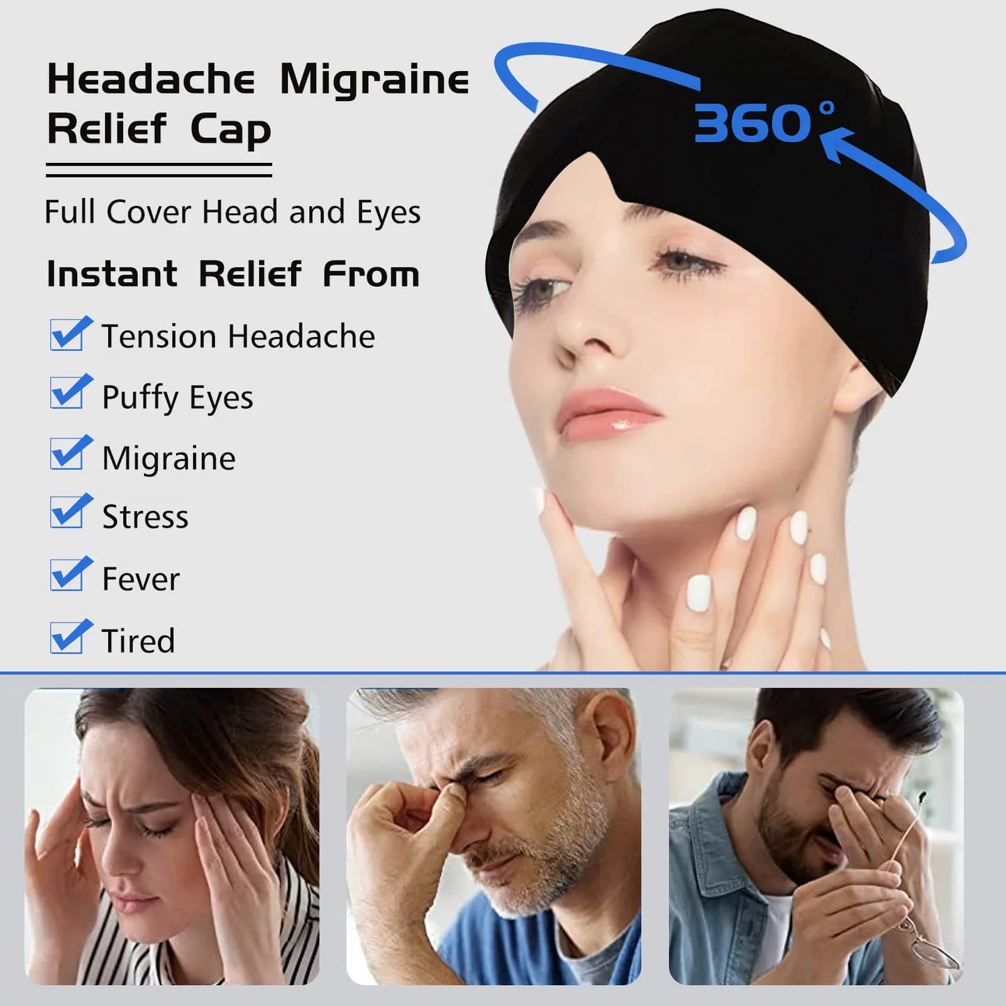 HaloChill™  Headache Relief Mask